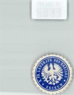 59269 W4720 Beckum , Westf Siegelmarke K. Pr. Landrat des Kreises Beckum