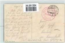 Glückwunsch Sonntag Rosen S und G S.i.B Nr.372 Stempel Vereinslazarett Lennep Tag 1916
