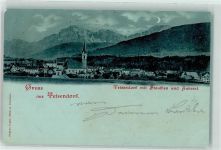83317 W8221 Teisendorf 1899 Mondschein Staufen und Zwiesel