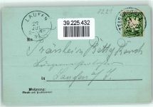 83317 W8221 Teisendorf 1899 Mondschein Staufen und Zwiesel