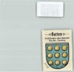 29471 W3136 Gartow , Elbe Vignette Wappen Kaffee Hag