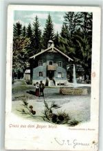 Rachel - Forstdiensthütte Springbrunnen Tracht Gruss
