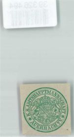 08209 O9700 Auerbach , Vogtl Siegelmarke K.S. Amtshauptmannschaft Auerbach i.V.