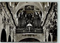 W7955 Ochsenhausen ehem. Klosterkirche Gabler-Orgel Kirchenorgel Foto AK