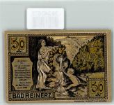 Bad Reinerz Duszniki Zdroj Notgeldschein 50 Pfennig Notschein Kurhaus Frau Kind