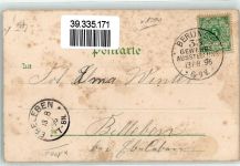 10115 O1193 Treptow 1896 Lithographie Gewerbe Ausstellung 1896 Sonderstempel