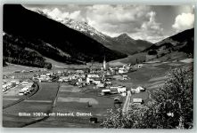 9920 Sillian Foto AK 1097 m Haunold Kirche Schnee Wolken
