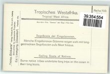 Trinks Bildkarte Westafrika Reihe 733 Afrikaner Boote
