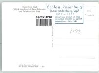 93339 W8422 Riedenburg , Rhön Foto AK Fliegeraufnahme Schloss Rosenburg Ruine Rabenstein