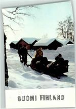 Winter Pferdeschlitten