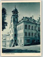 Jáchymov Sankt Joachimsthal Foto AK Rathaus