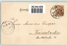 1030 Wien 3. Bezirk, Landstraße 1898 Künstlerkarte Schloss Belvedere sign.