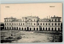 Libau Liepaja 1918 - Bahnhof