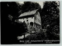 98646 O6110 Hildburghausen FOTO KEINE AK Cafe Schulersberg