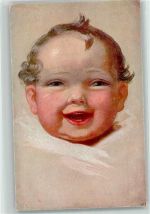 Baby Primus Liebhaber Sammelmappe Nr.949 Lachen und Weinen Künstlerkarte Fialkowska, W. Gebrauchsspuren