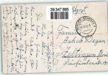 Teplice Teplitz-Schönau - WK II Stempel Stadttheater