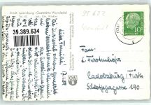 95632 W8592 Luisenburg - Gasthaus Wunsiedel Winter