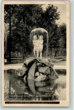 Ciechocinek Gebrauchsspuren Hänsel und Gretel im Kurpark WK II Stempel