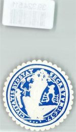 99628 O5232 Buttstädt 1637 Siegelmarke Civitatis Budstat Secretum