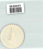 99628 O5232 Buttstädt 1637 Siegelmarke Civitatis Budstat Secretum