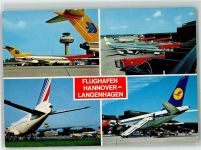 W3012 Langenhagen , Han Flugzeuge Lufthansa KLM Flughafen Foto AK