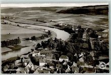 37647 W3453 Polle , Weser - Fliegeraufnahme