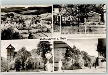 98547 O6057 Schwarza b Suhl - Dorfstraße Osterkirchturm