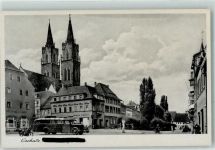 04758 O7260 Oschatz - Kirche St. Aegidien Cafe Central Omnibus