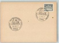 78244 W7702 Gottmadingen - Sonderstempel Festwochen 1965