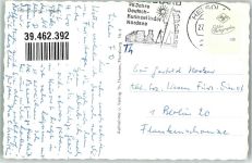 24937 W2390 Flensburg Foto AK Hafen mit St. Marienkirche und Altem Gymnasium