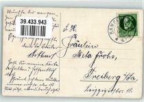 Neujahr Pferd Reiterin Hufeisen 1914