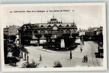 66000 Perpignan - Place de la Catalogne et les Dames de France Fahrrad Straßenbahn