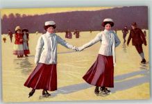 Verlag Gerling Serie IV Nr.39 Schlittschuh