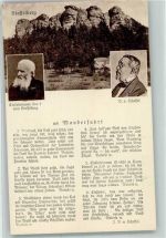W8623 Bad Staffelstein Gedicht Wanderfahrt Einsiedelmann Victor v. Scheffel