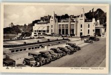 35800 Dinard - le Casino Municipal Parterre fleuri Oldtimer