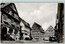 71332 W7050 Waiblingen , Rems - Marktplatz