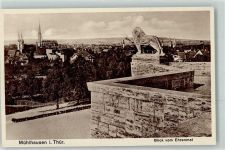 99974 O5700 Mühlhausen , Thür - Aussichtsterrasse am Ehrenmal Steinlöwe