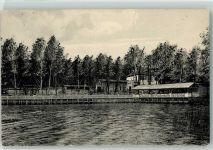 10115 W1000 Zehlendorf 1917 Gebrauchsspuren Gasthaus Alte Fischerhütte