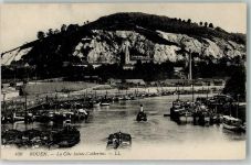 76000 Rouen - la Cote Sainte Catherine Binnenschiff Schleppdampfer
