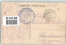 59400 Cambrai 1915 - Rathausplatz Marktszene