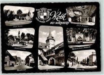 91154 W8542 Roth , Mittelfr - Schloß Ratibor Prunksaal Städtlerbrunnen Märchenbrunnen