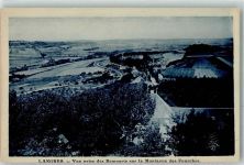 52200 Langres - vue Prise Remparts sur la Montagne des Fourches
