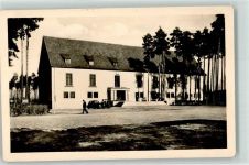 07629 O6530 Hermsdorf , Thür Foto AK HO Gasthaus Gaststätte Hermsdorfer Kreuz Mann Auto