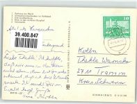 07768 O6906 Kahla , Thür - Rathaus Schwimmbad Leuchtenburg Äußeren Burghof