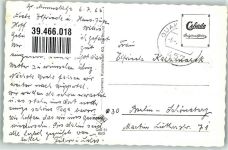 49610 W4570 Quakenbrück Foto AK Große Kirchstraße mit Kath. Kirche St. Marien