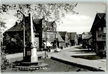 21762 W2178 Otterndorf , Niederelbe Foto AK Cuxhavener Straße Kriegerdenkmal