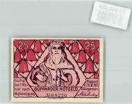 W5407 Boppard , Rhein 25 Pfg. Bruder Michael Bopparder Notgeld Nr. 68226 Notgeld Deutschland 1921 Notgeldschein