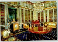 Paris Schloss Versailles König Louis XVI Bibliothek Foto AK