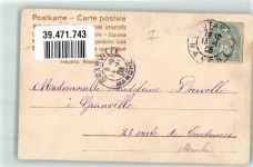 50200 Coutances 1905 - Ort lt. Stempel
