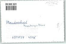 54531 W5562 Manderscheid , Eifel FOTO KEINE AK Mosenberg Maar Ort handschriftlich